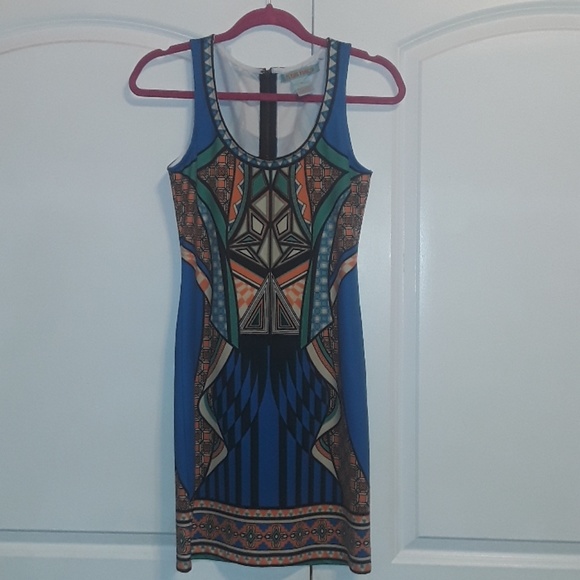Flying Tomato Dresses & Skirts - Blue and Orange Cocktail Dress